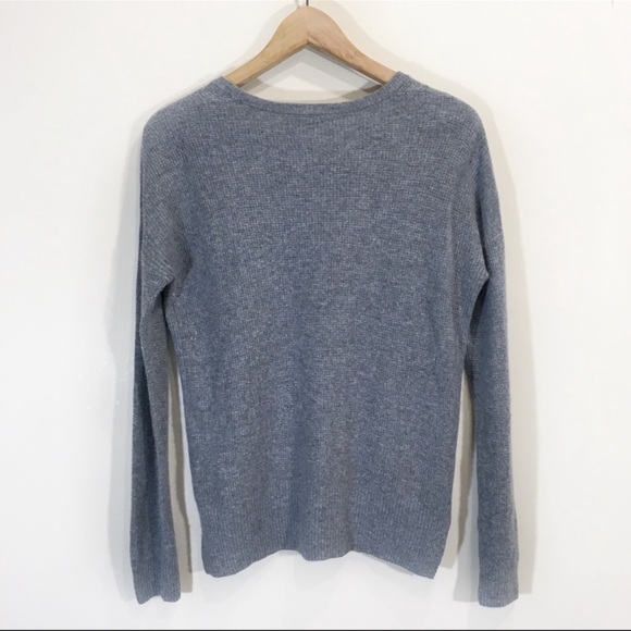 TNA // “Penny” waffle knit crewneck alpaca wool blend sweater - Picture 4 of 4